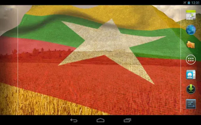 Myanmar Flag android App screenshot 0